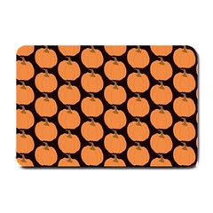 Black And Orange Pumpkin Small Doormat  by ConteMonfrey