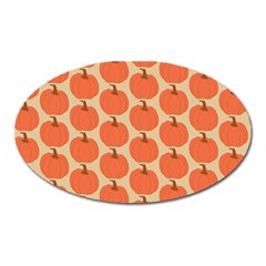 Cute Pumpkin Oval Magnet by ConteMonfrey