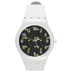 Halloween - The Witch Is Back   Round Plastic Sport Watch (m) by ConteMonfrey