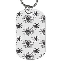Spider Web - Halloween Decor Dog Tag (one Side) by ConteMonfrey