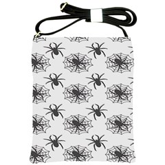 Spider Web - Halloween Decor Shoulder Sling Bag by ConteMonfrey
