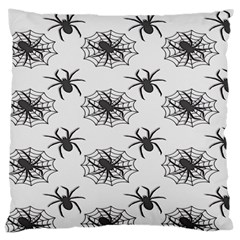 Spider Web - Halloween Decor Large Cushion Case (one Side) by ConteMonfrey