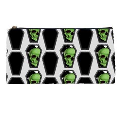 Coffins And Skulls - Modern Halloween Decor  Pencil Case by ConteMonfrey