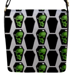 Coffins And Skulls - Modern Halloween Decor  Flap Closure Messenger Bag (s) by ConteMonfrey