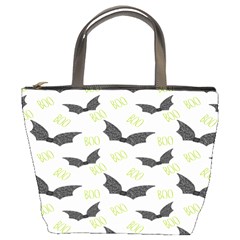 Boo! Bat Rain - Halloween Decor  Bucket Bag by ConteMonfrey