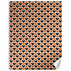 Halloween Plaids Arrow Canvas 12  X 16  by ConteMonfrey