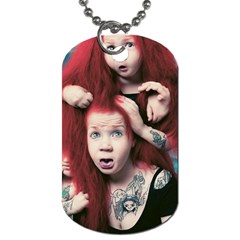 Creepy Monster Student At Classroom Dog Tag (one Side) by dflcprintsclothing
