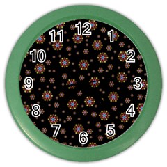 Mandala Drawing Artistic Model Color Wall Clock by Wegoenart