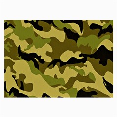 Army Camouflage Texture Large Glasses Cloth (2 Sides) by nateshop