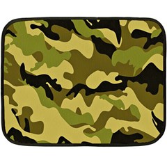 Army Camouflage Texture Double Sided Fleece Blanket (mini)  by nateshop