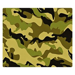 Army Camouflage Texture Double Sided Flano Blanket (small)  by nateshop