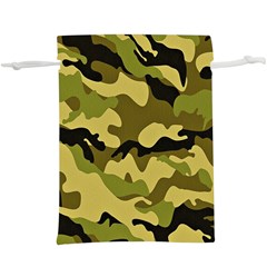 Army Camouflage Texture  Lightweight Drawstring Pouch (xl) by nateshop