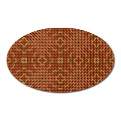 Mosaic (2) Oval Magnet by nateshop