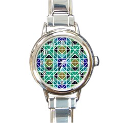 Mosaic 3 Round Italian Charm Watch