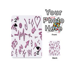 Pink Playing Cards 54 Designs (mini) by nateshop