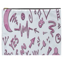Pink Cosmetic Bag (xxxl) by nateshop