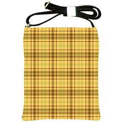 Plaid Shoulder Sling Bag by nateshop