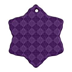 Purple Ornament (snowflake) by nateshop