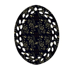 Seamless-pattern Oval Filigree Ornament (two Sides) by nateshop