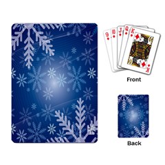 Snowflakes Playing Cards Single Design (rectangle) by nateshop