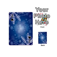 Snowflakes Playing Cards 54 Designs (mini) by nateshop