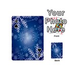 Snowflakes Playing Cards 54 Designs (Mini) Front - Spade4