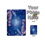 Snowflakes Playing Cards 54 Designs (Mini) Front - Joker2