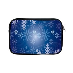 Snowflakes Apple Ipad Mini Zipper Cases by nateshop