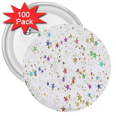 Star 3  Buttons (100 Pack) 