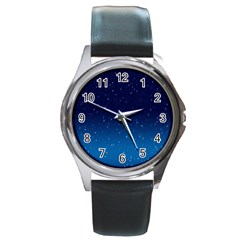 Stars-1 Round Metal Watch by nateshop