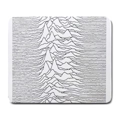 Joy Division Unknown Pleasures Large Mousepads by Jancukart