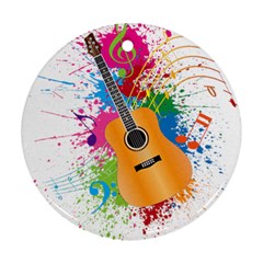 String Instrument Acoustic Guitar Ornament (round)