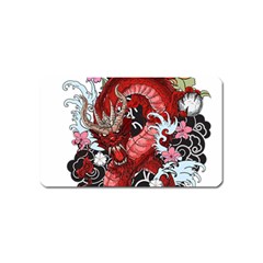 Drawing Red Dragon Legendary Magnet (name Card) by Jancukart