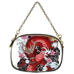 Drawing Red Dragon Legendary Chain Purse (one Side) by Jancukart