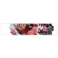 Drawing Red Dragon Legendary Small Flano Scarf by Jancukart