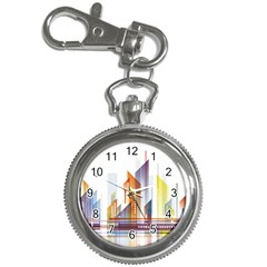 Building Artwork City Building Key Chain Watches