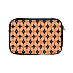 Halloween Inspired Black Orange Diagonal Plaids Apple Ipad Mini Zipper Cases by ConteMonfrey