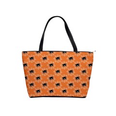 Halloween Black Orange Spiders Classic Shoulder Handbag by ConteMonfrey