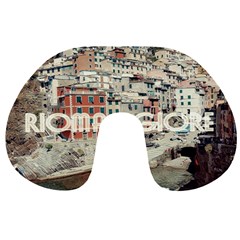 Riomaggiore - Italy Vintage Travel Neck Pillow by ConteMonfrey