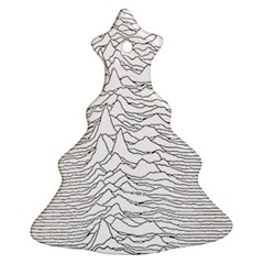 Joy Division Unknown Pleasures Ornament (christmas Tree)  by Jancukart