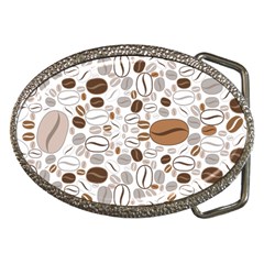 Brown Coffee Beans Pattern Belt Buckles