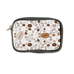 Brown Coffee Beans Pattern Coin Purse by Jancukart