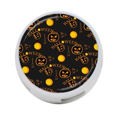 Halloween Background Pattern 4-port Usb Hub (one Side) by Ravend