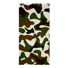 Camouflage Print Pattern Shower Curtain 36  X 72  (stall) 