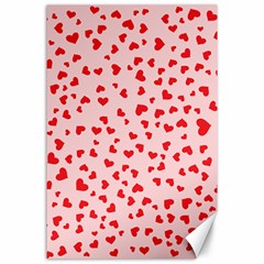 Hearts Valentine Heart Pattern Canvas 24  X 36 