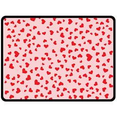 Hearts Valentine Heart Pattern Fleece Blanket (large) 