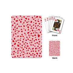 Hearts Valentine Heart Pattern Playing Cards Single Design (mini)