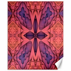 Pattern Colorful Background Canvas 11  X 14 