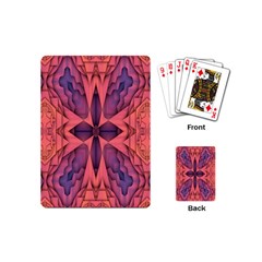 Pattern Colorful Background Playing Cards Single Design (mini)