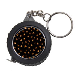 Pattern Flame Black Background Measuring Tape